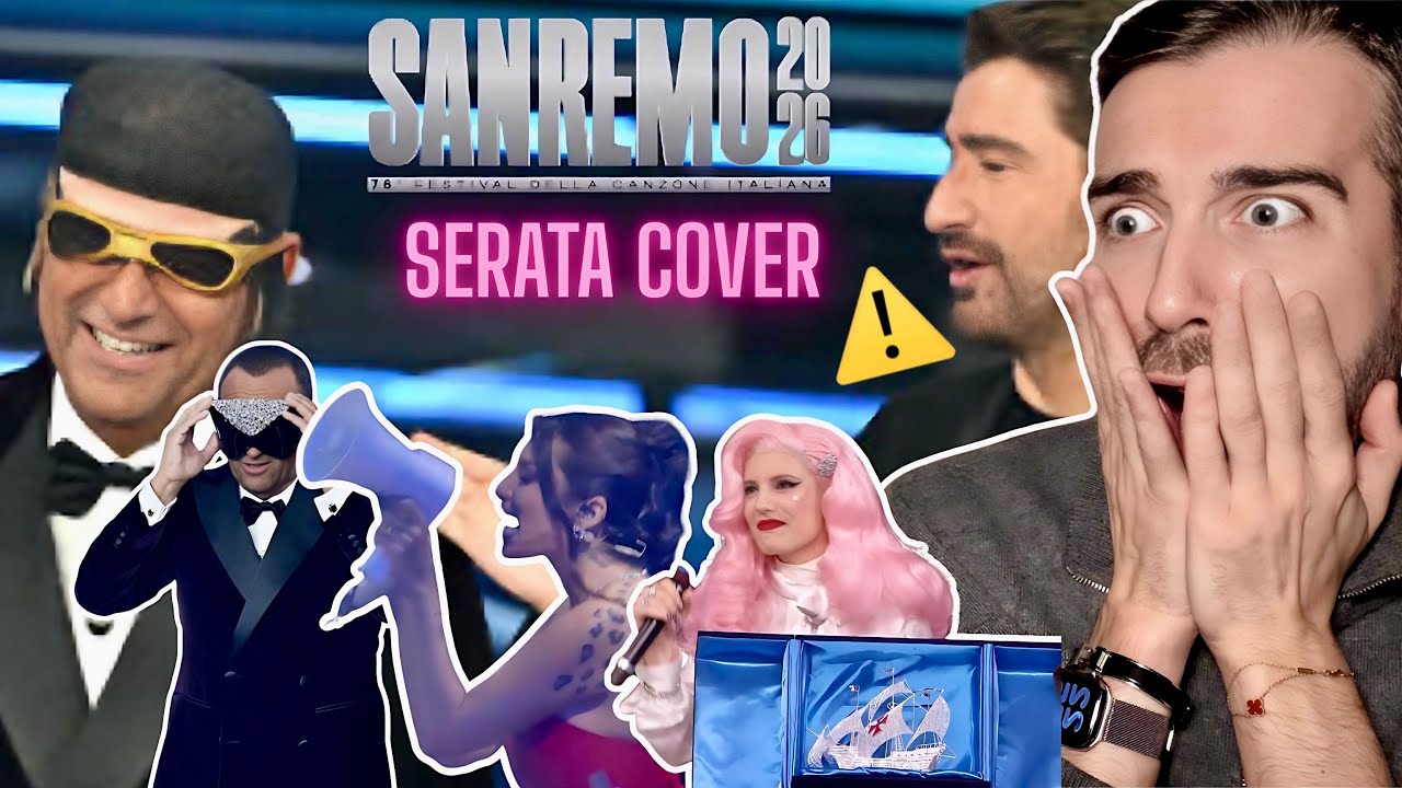 REACTION e GIUDIZI SERATA COVER SANREMO 2026! 😰