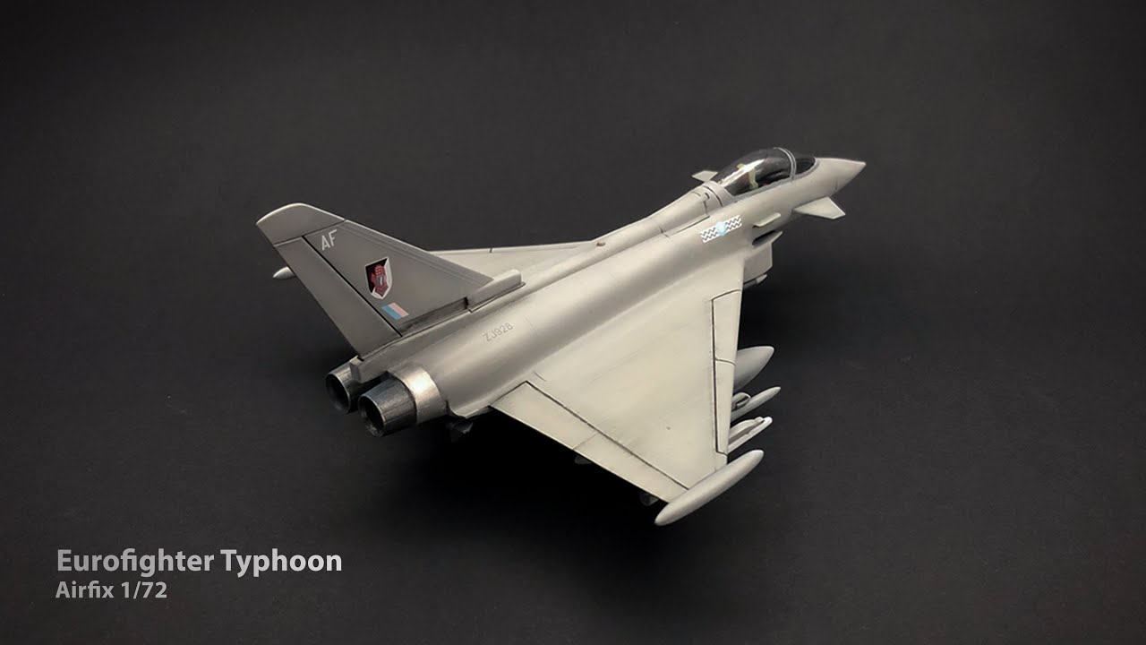 Building a Eurofighter Typhoon Airfix 1/72 Scale Model