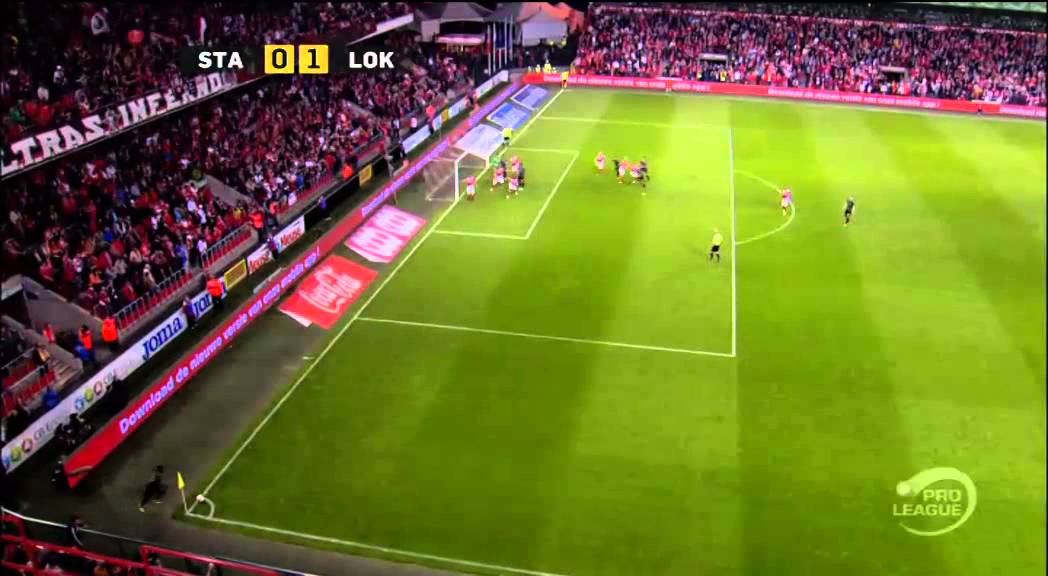 Standard -  Lokeren 2-2 (VTM - Stadion)