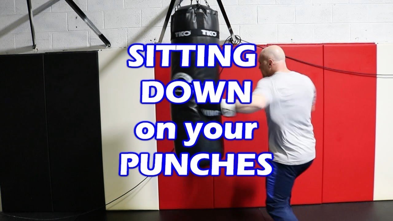 Sitting down on your punch