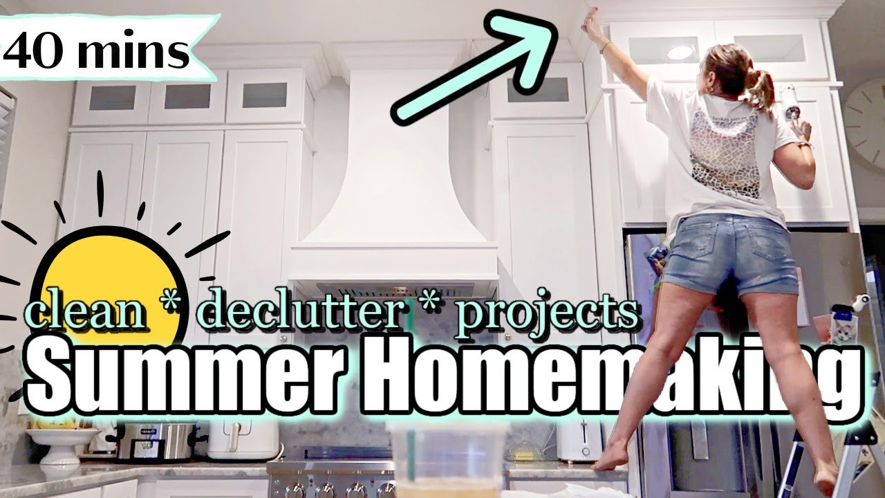 ☀️ Productive Summer Homemaking! Getting Rid of Clutter, decluttering, cleaning, Projects