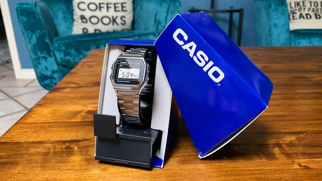 Casio A158WA Digital Watch Unboxing + Review