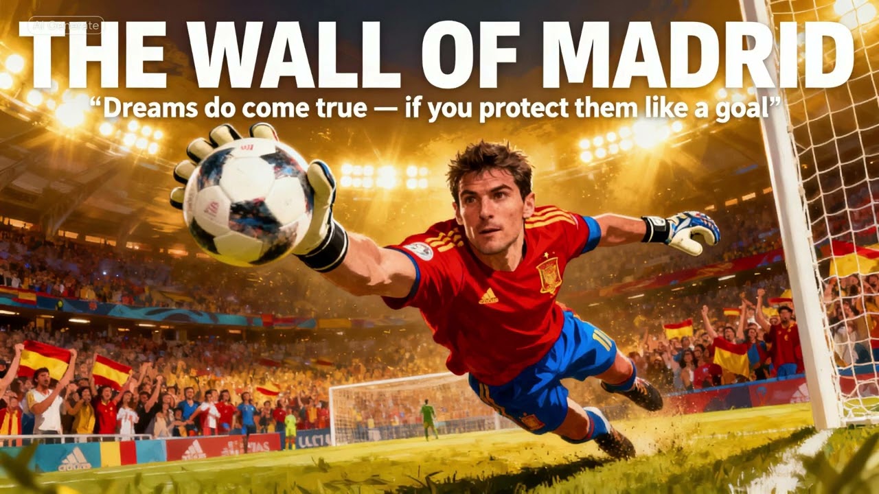 The Wall of Madrid | The Save That Made Spain World Champions #footballshorts #football