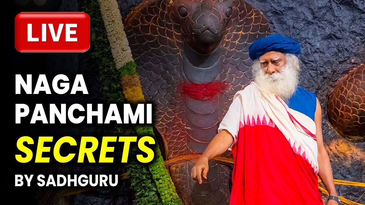 🔴LIVE | Sadhguru REVEALS Naga Panchami Secrets | Why This Day Could CHANGE You!