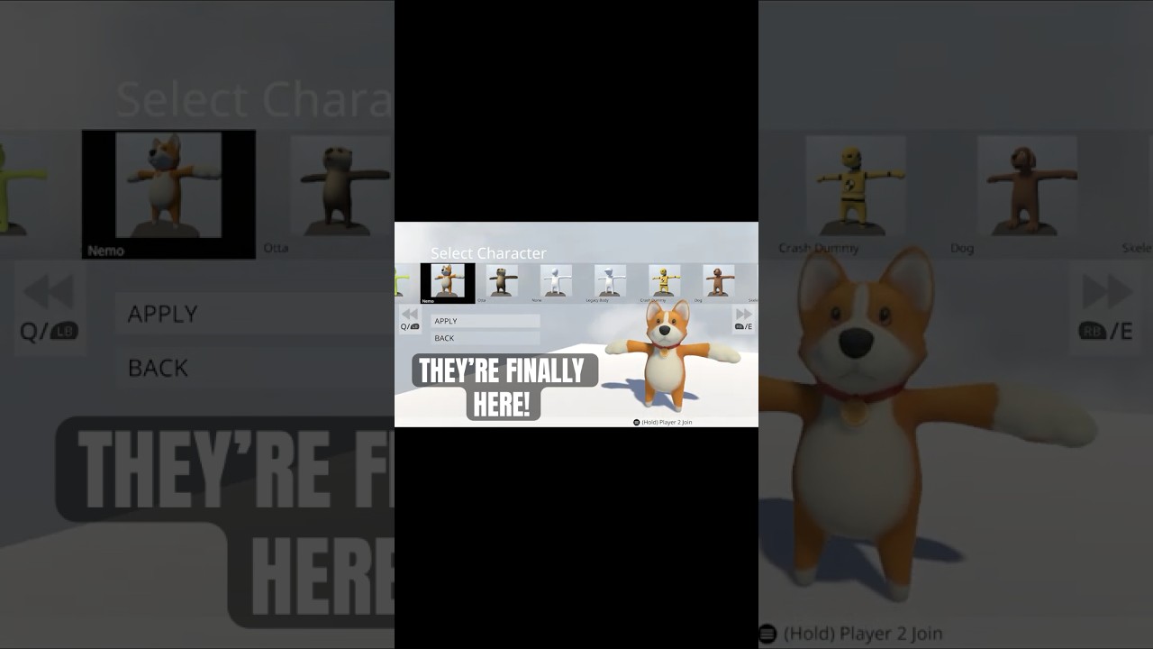 Nemo & Otta Skins in Human Fall Flat! | Party Animals Collab