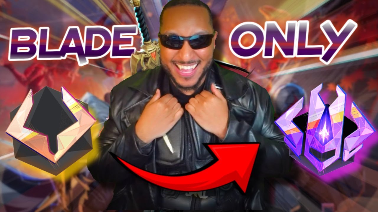 Я попробовал подняться в рейтинге, используя только Blade 🩸 Снизил рейтинг до GM!!!