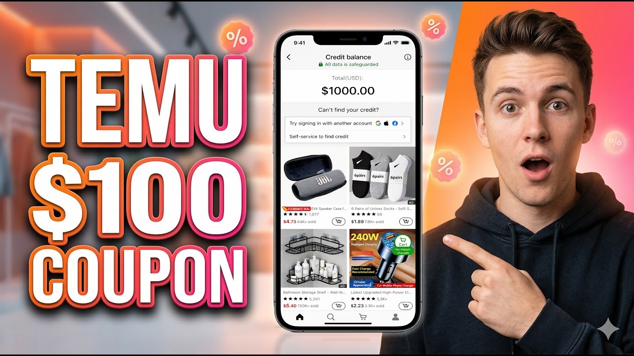 Temu $100 Coupon Code | How to Get $100 Temu Promo Code for ALL Users!
