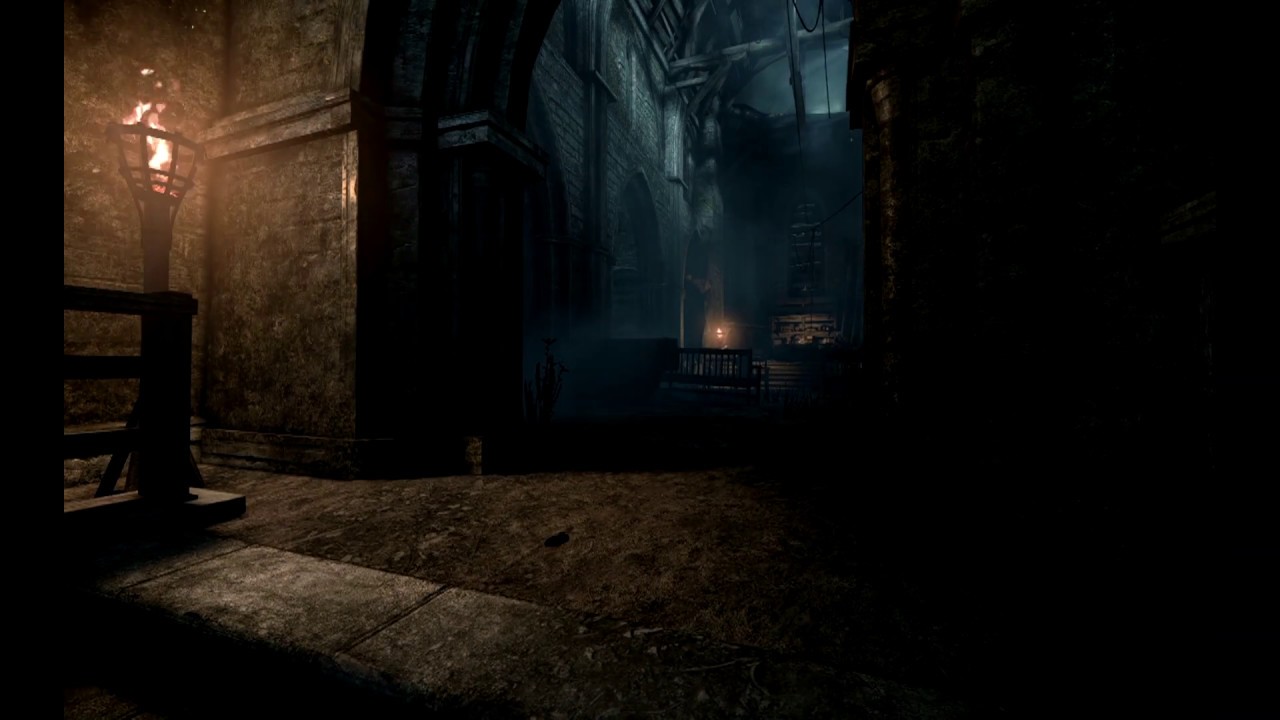 Game ASMR - Church (Thief) | Ambient Town Sounds