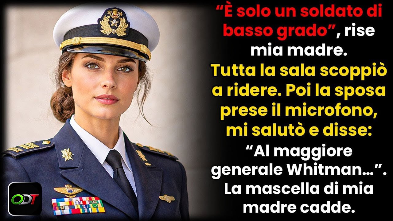 La mia famiglia mi derise al matrimonio—finché la sposa salutò; «Generale, signora»