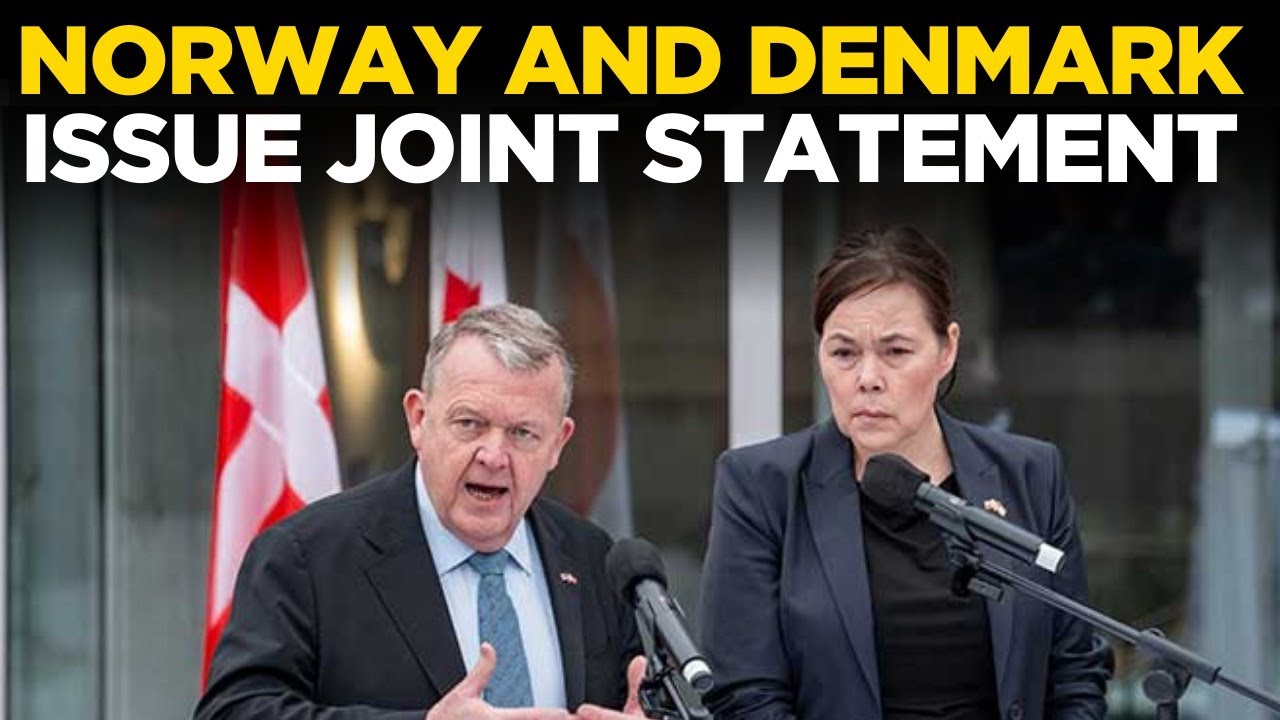 NORDIC SECURITY BRIEFING LIVE:Norway & Denmark Foreign Ministers Hold Joint Press Conference in Oslo
