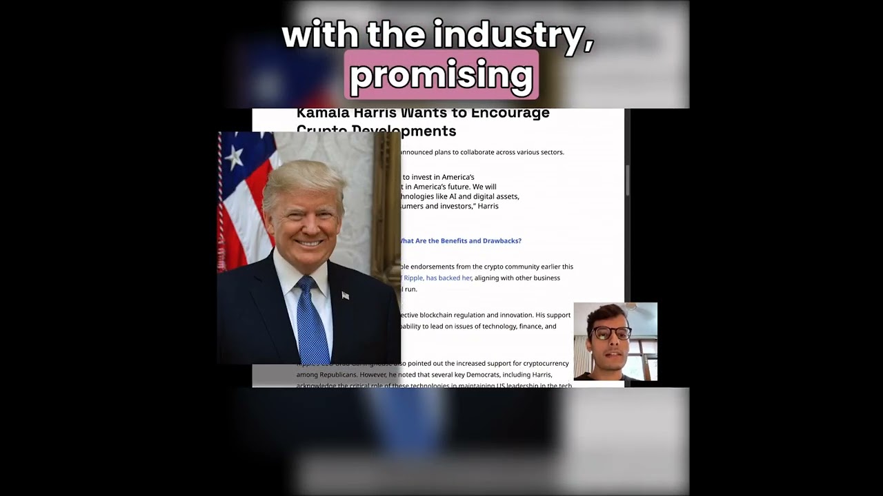 Vice President and Former President Endorse Cryptocurrency #BTC #Trump #Harris #Crypto