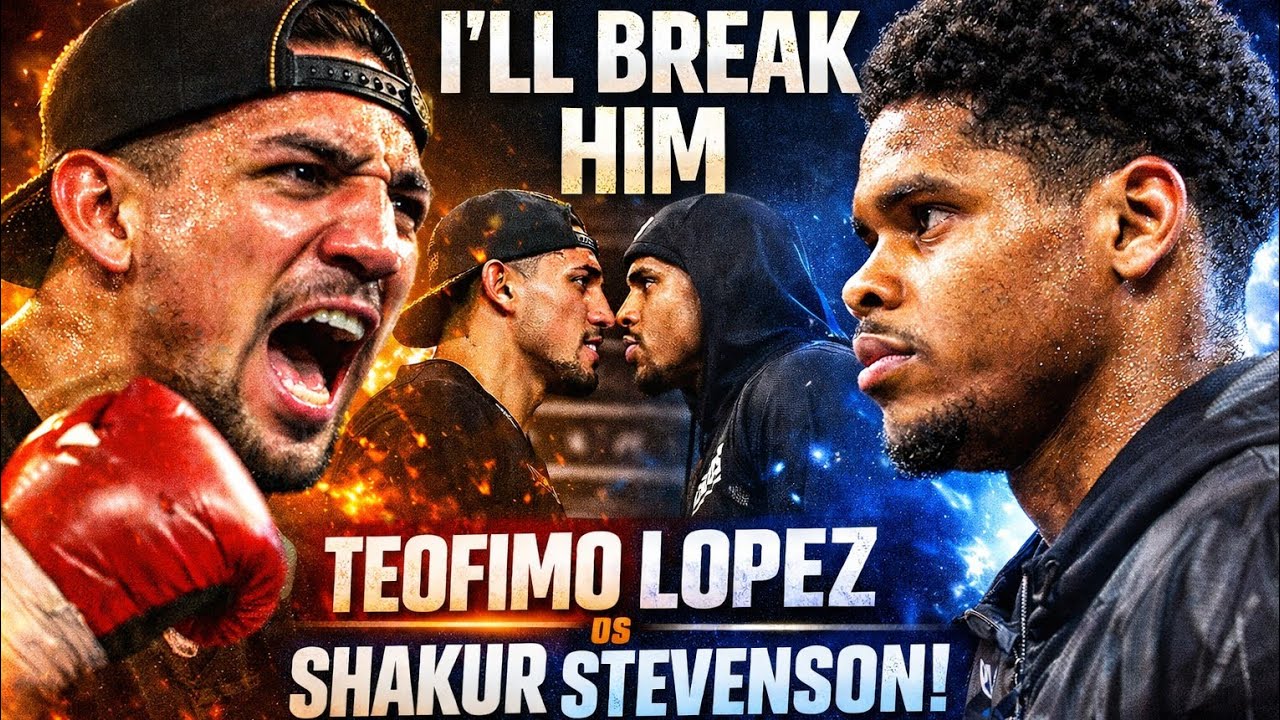 I’LL BREAK HIM! 😱 Teofimo Lopez vs Shakur Stevenson – REAL WAR🔥 