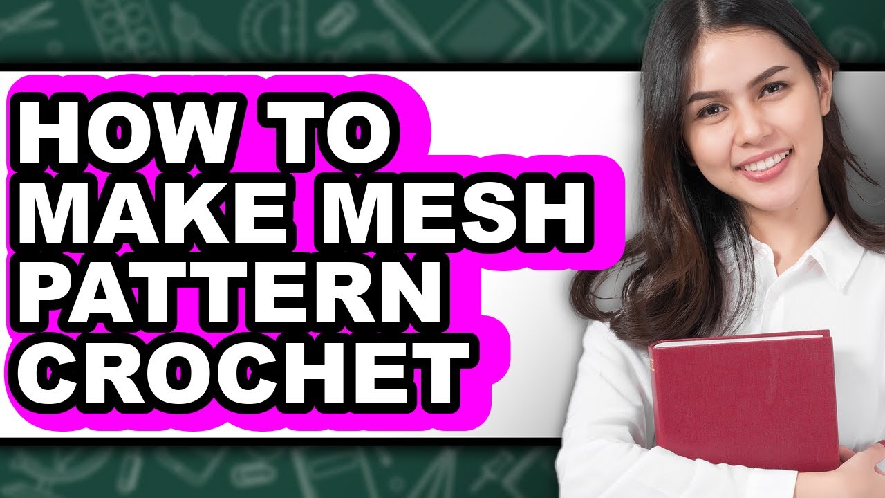 How to Make Mesh Pattern Crochet (only Way)