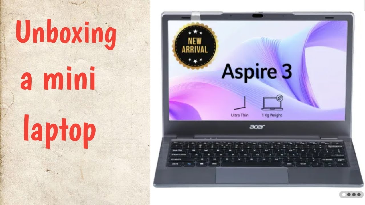 Acer Aspire 3, unboxing