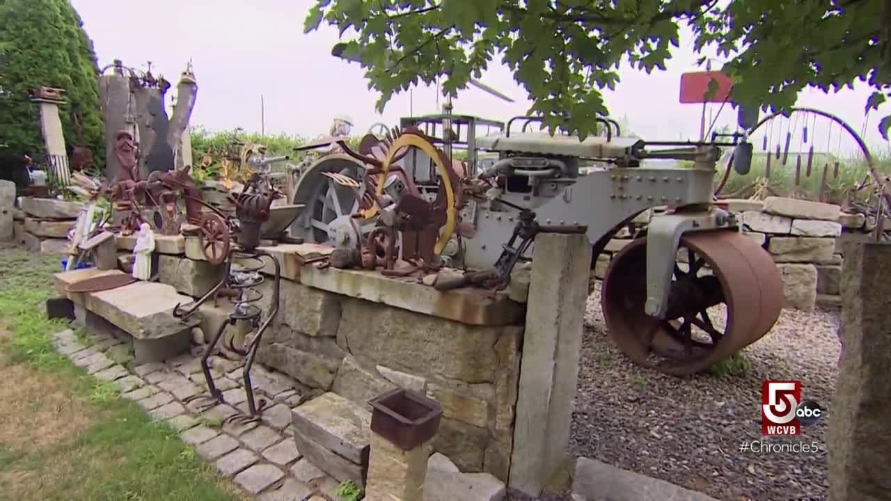 From scrap metal art to a public scavenger hunt