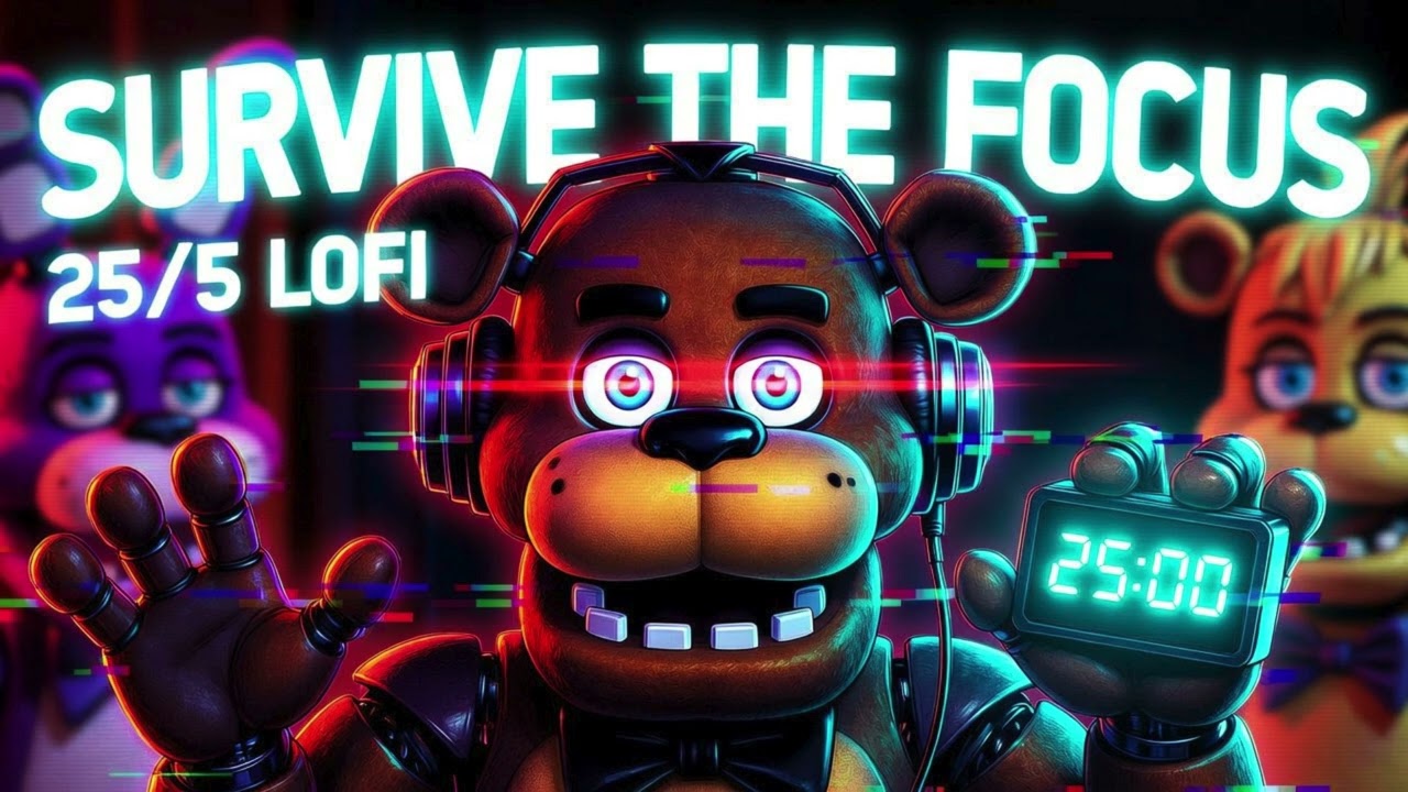 Survive the Focus: FNAF Lofi Beats to Study/Relax to (Night Shift Edition) 🍕