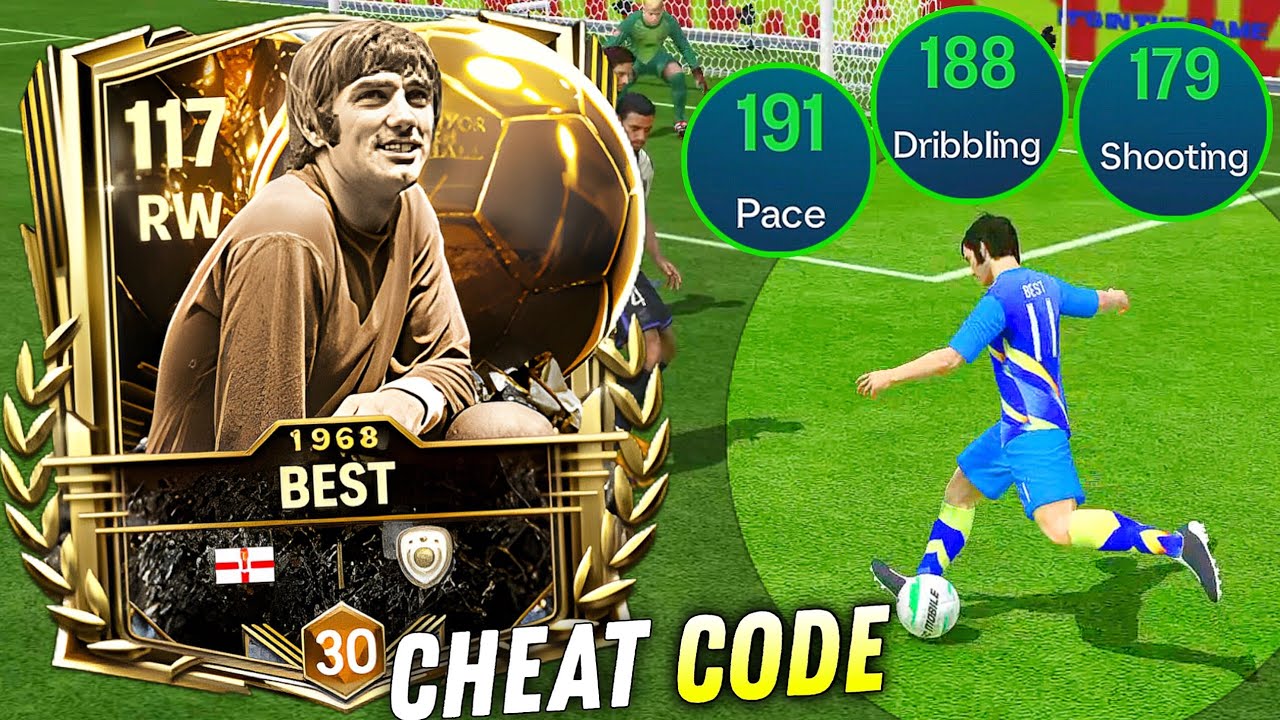 Обзор 112 George Best – Легендарный RW Beast в FC Mobile! ⚡🔥