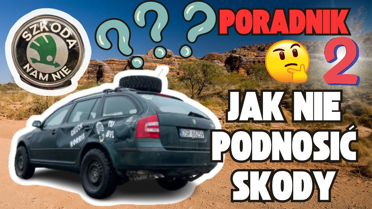 Podnoszenie zawieszenia Skody - część druga - tylne zawieszenie