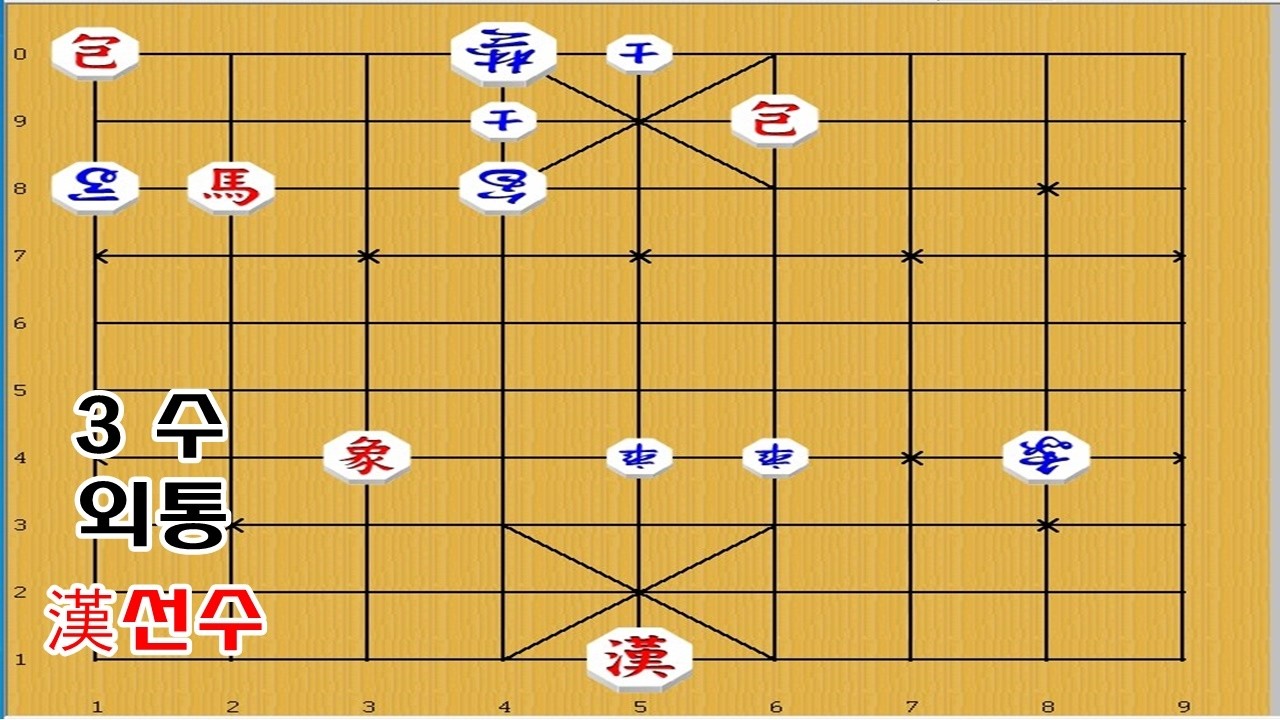 삐르게 3수만에 이기는 외통수 - 장기[장기묘수]