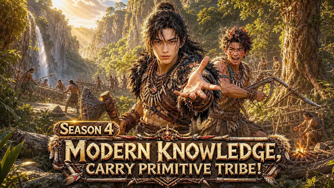 【DUB】Season 4：Transmigrated to primal world, builds walls, fires pottery, tech stuns tribe!#aivideo