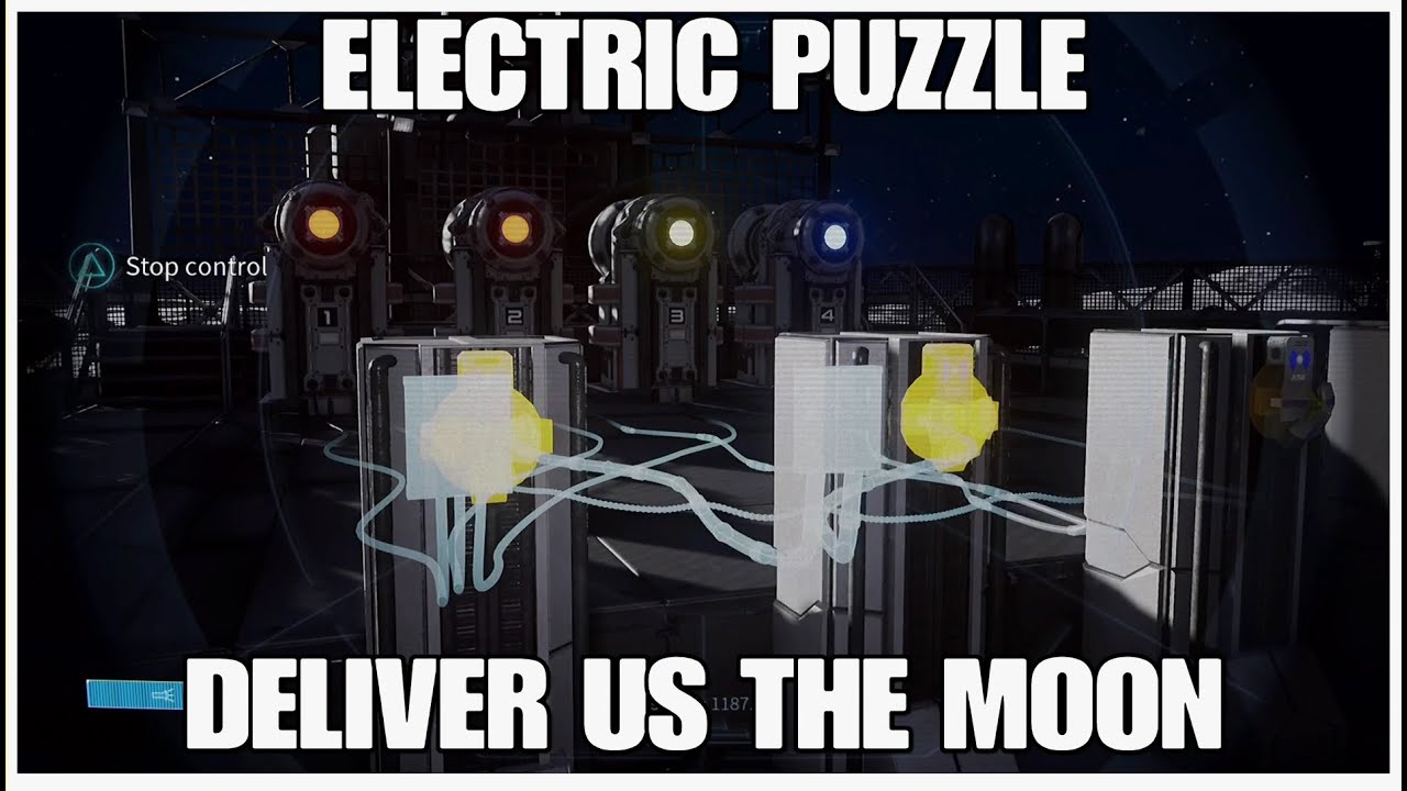 Monorail power puzzle solution, Deliver Us The Moon, easy solution