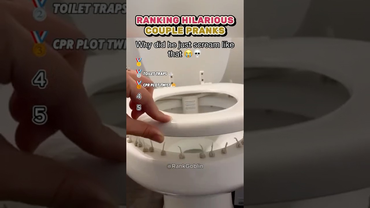 Ranking Hilarious Couple Pranks #shorts