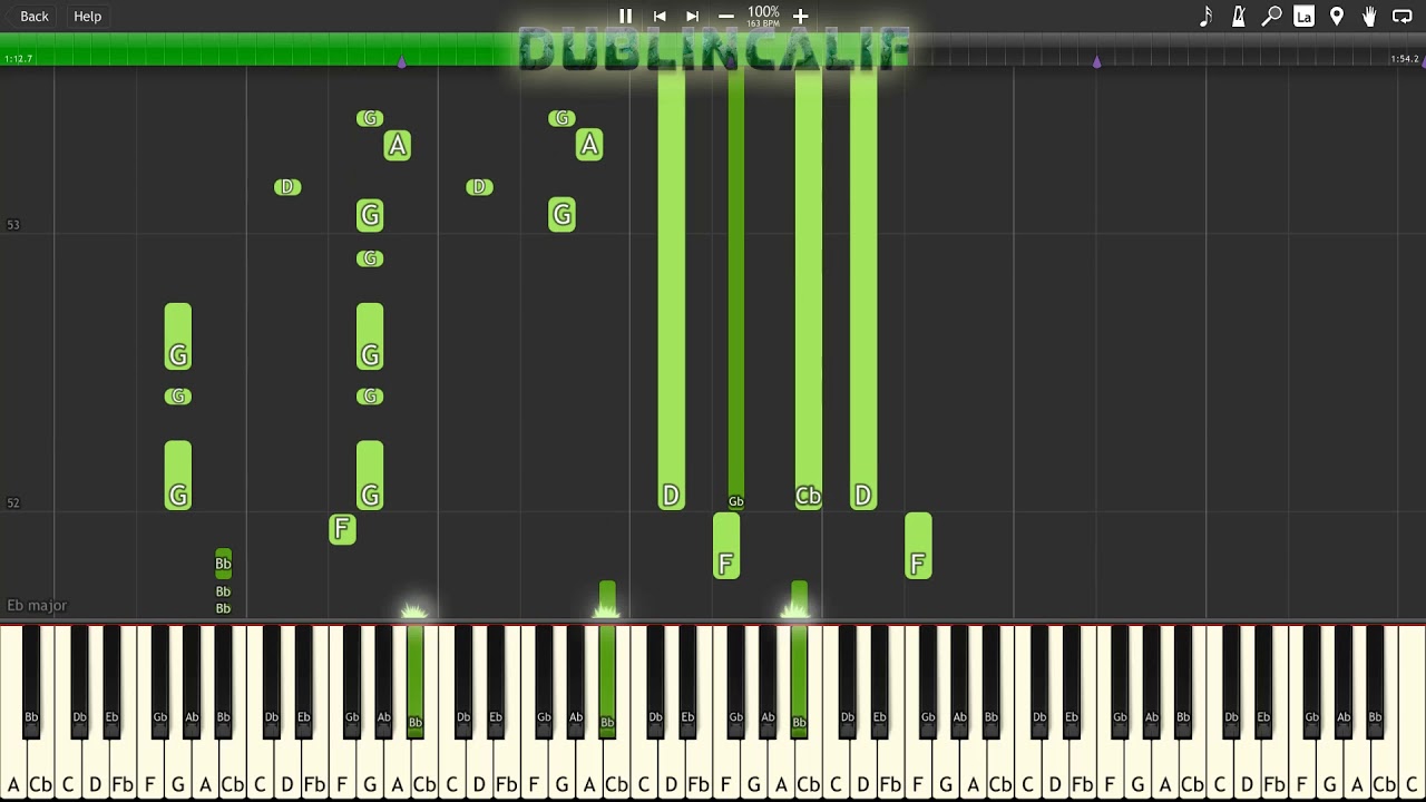 Mario Kart 8 - Sunshine Airport Theme Piano Tutorial Synthesia