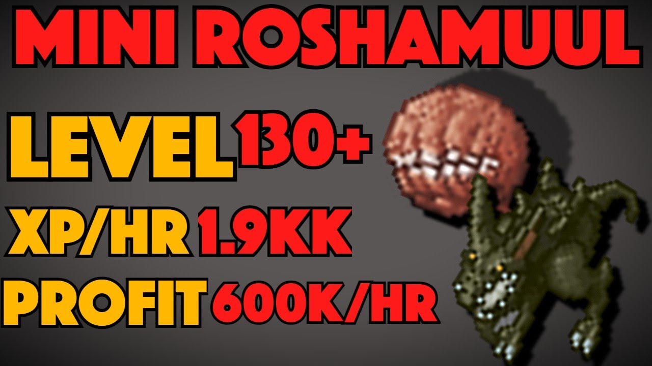 TIBIA MINI ROSHAMUUL | EK HUNT SOLO - LEVEL 130+ *muito profit*