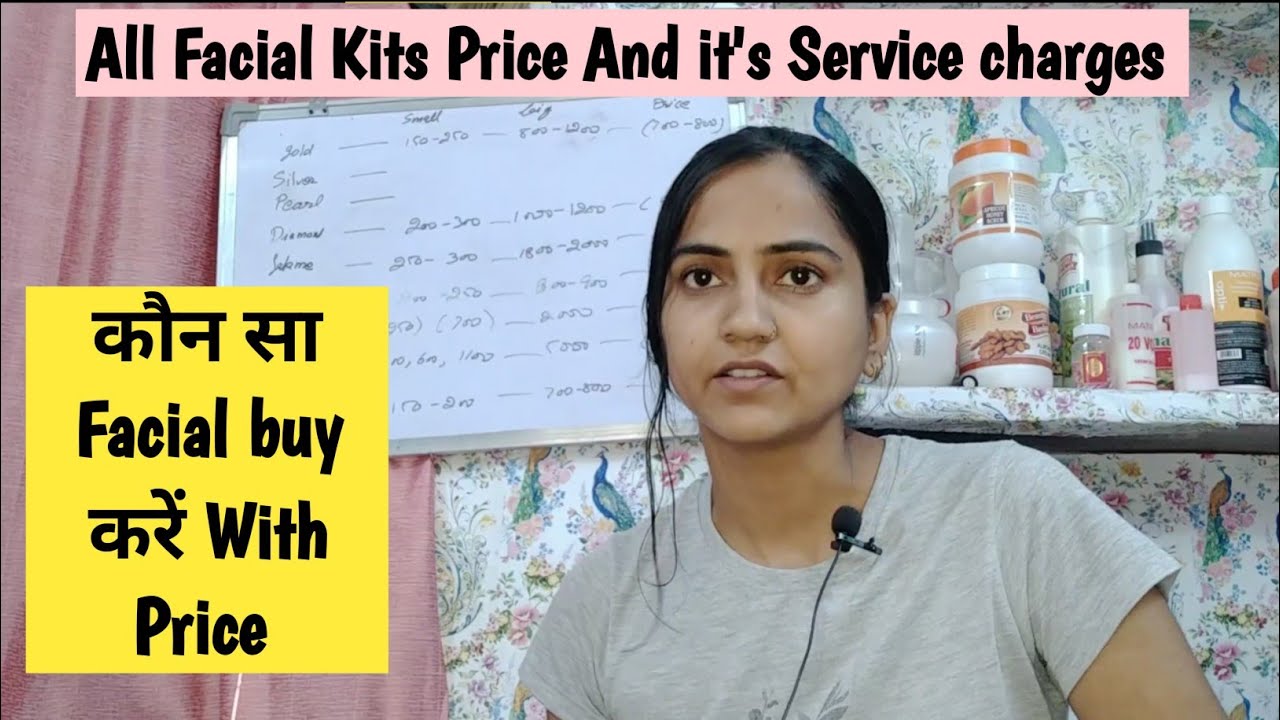 All Facial Kits Price Of Small And Big Kit l Facial Kits Price In Parlour l Facial services