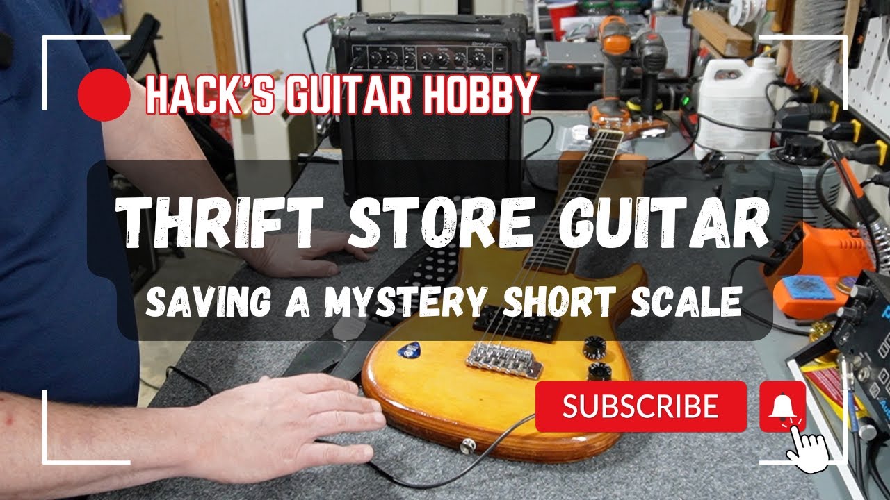 Thrift Store Guitar Project - Saving an Unknown Short Scale Guitar