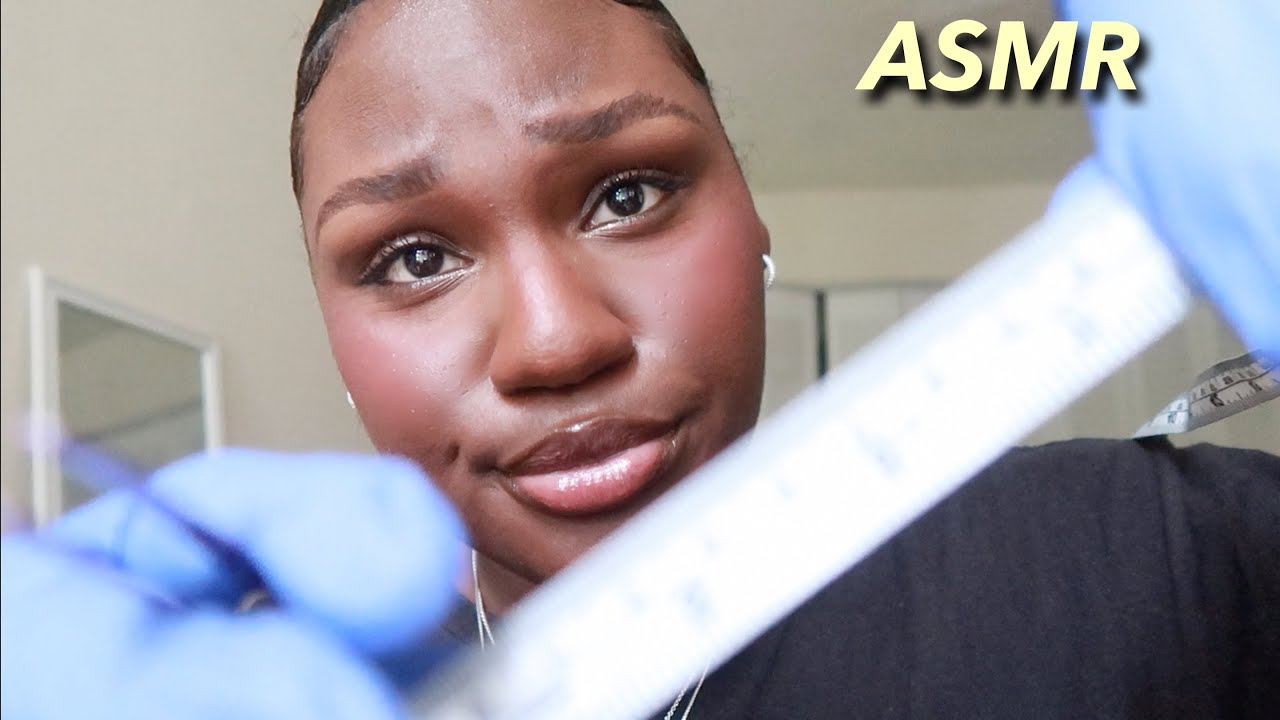 ASMR | Face Inspection!! [light triggers, inaudible whispers etc.]