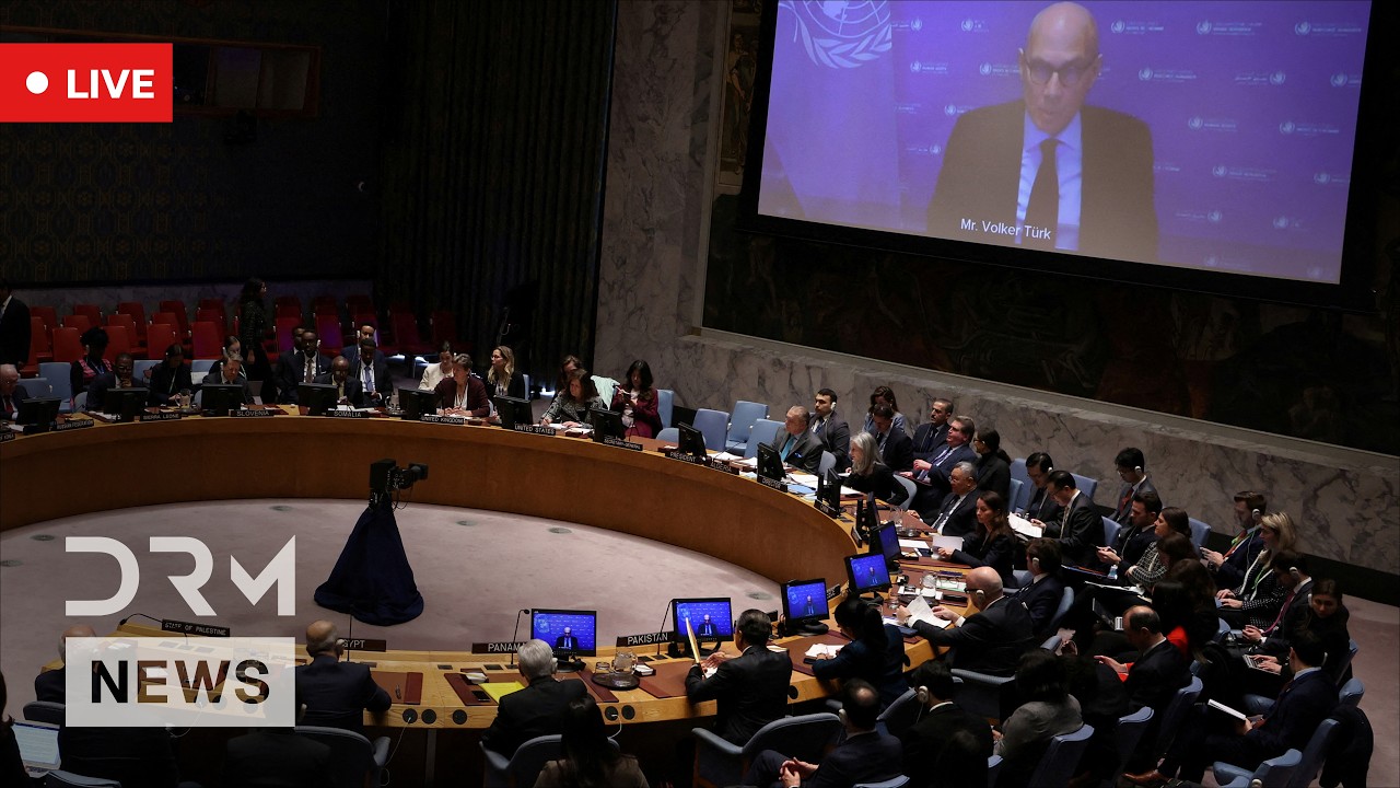 LIVE: UN Security Council Holds Emergency Session on West Bank Crisis | DRM News | AC1G