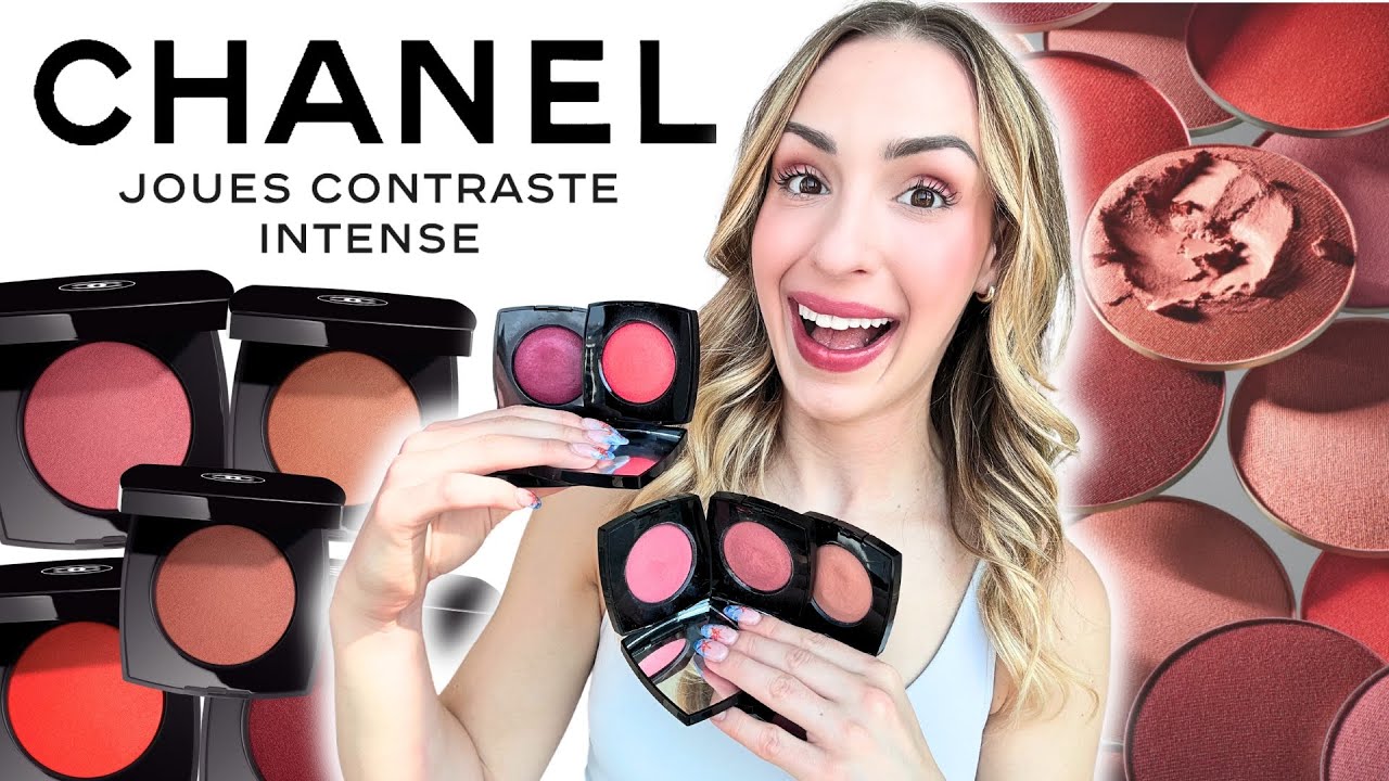 CHANEL JOUES CONTRASTE INTENTSE 🤯 ALL 5 SHADES! CREAM to POWDER BLUSHES | Review & Swatches