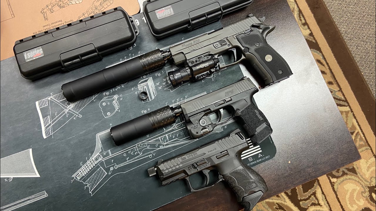 A live fire suppressor review of the CGS Mod9FS & Mod9SK Suppressors