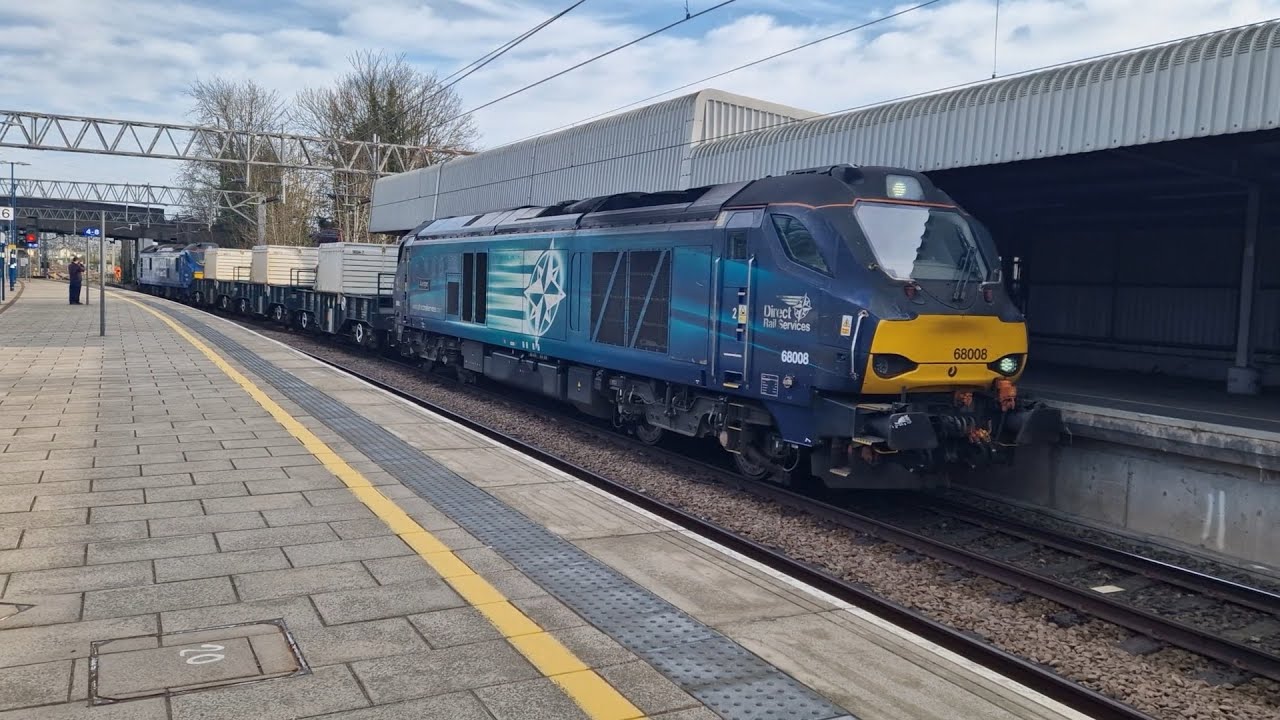 Freight trains @ Stafford 4th April 2025