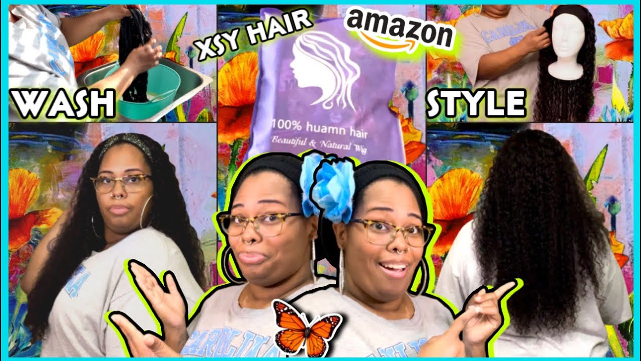 XSY Hair| I Bought My First 26 Inch Headband Wig| Review + Wash & Style| Amazon Wig￼