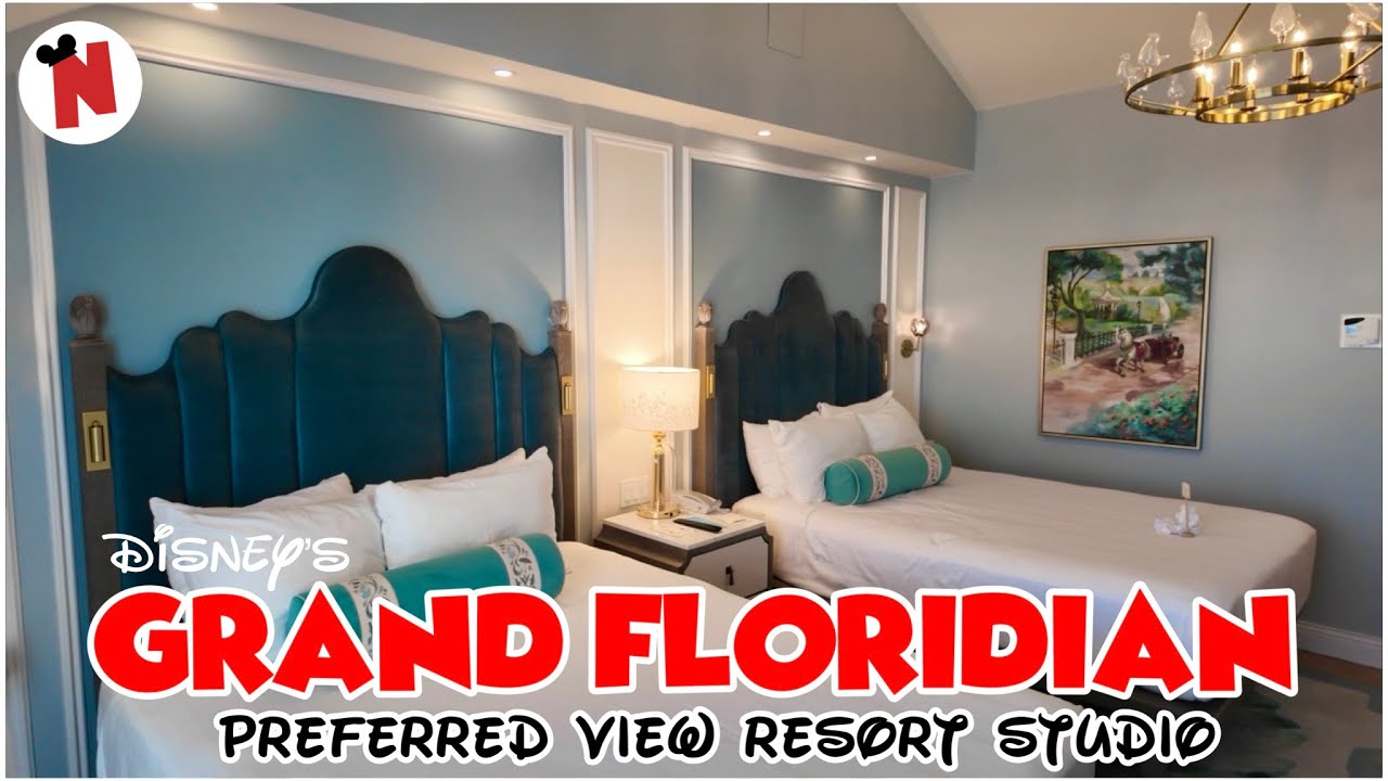Экскурсия по номерам-студиям в отеле Disney's Grand Floridian Preferred View Resort.