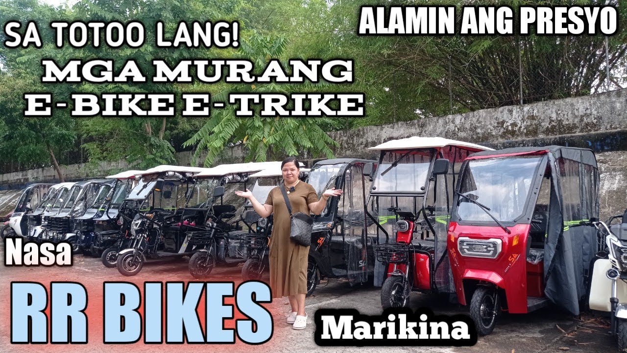 SOBRA MURANG E-BIKES DITO KA NA | FREE DELIVERY METRO MANILA FREE HELMET & TRAPAL | RR BIKES RETURN