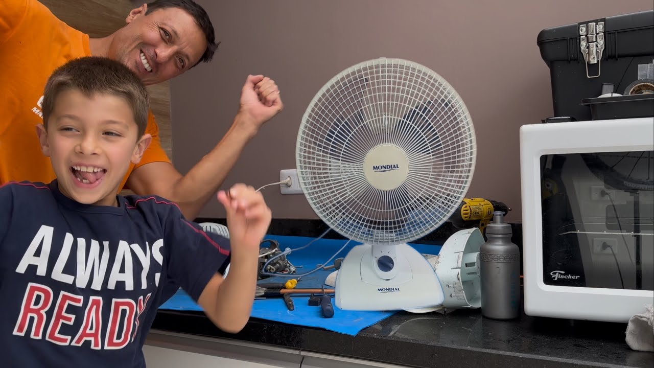 CONSEGUIMOS ARRUMAR UM MOTOR PARA O VENTILADOR MONDIAL V-45