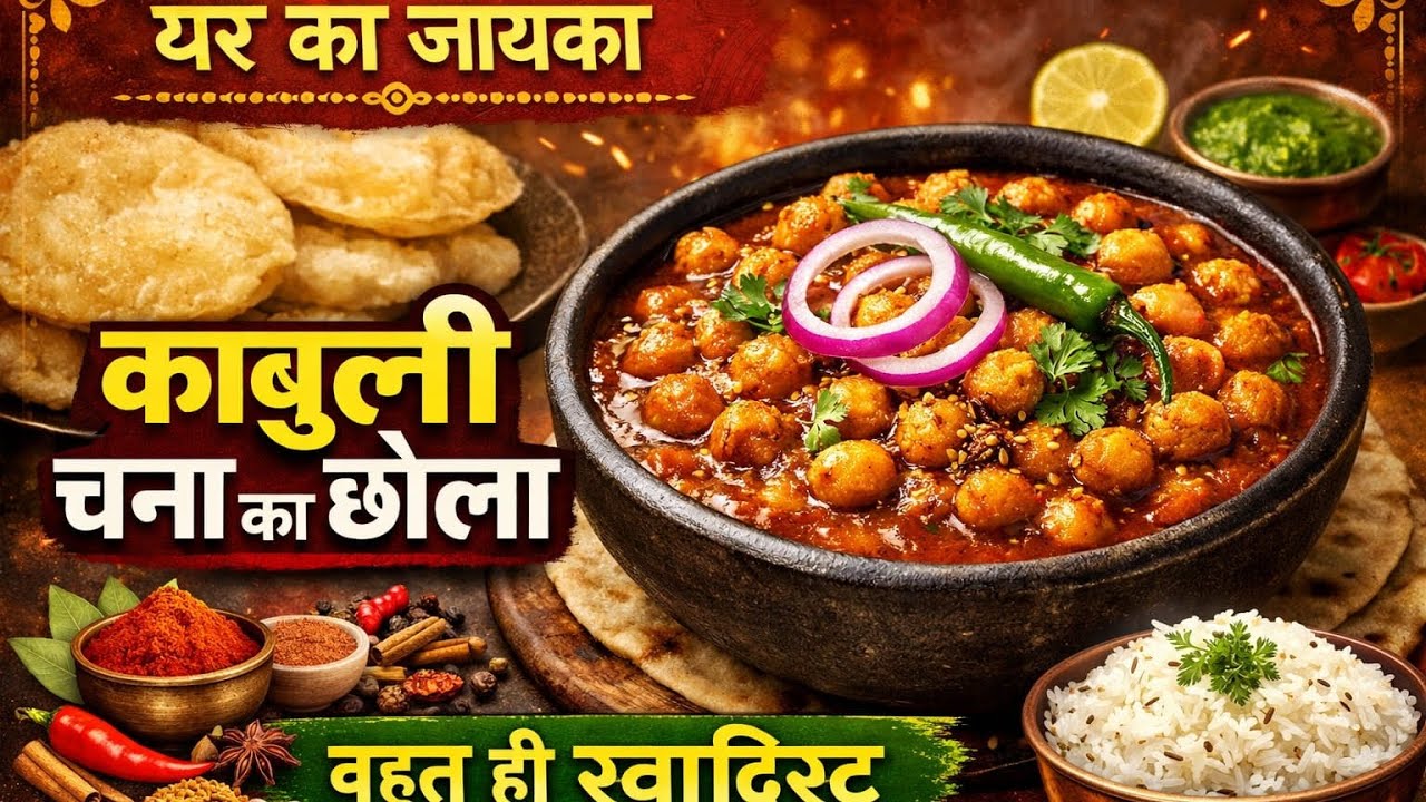 काबुली चना का छोला #recipe #food #cooking #viral #desi #kitchen #taste #dhaba #villege #dinner#love 