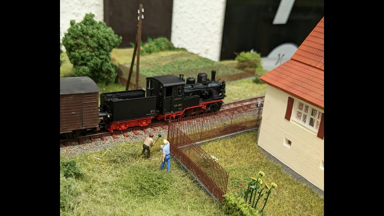 H0e Modell-Bottwartalbahn in der Kammgarnspinnerei 2023