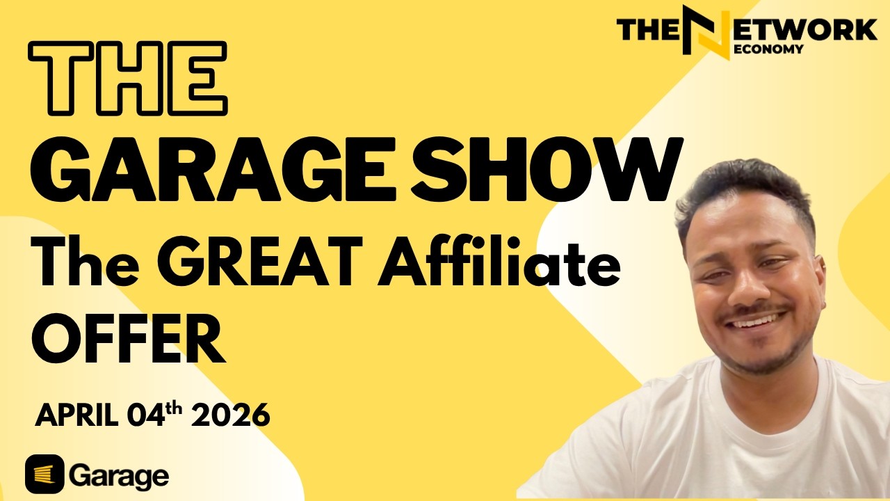 #buildinggarage  4/4/26  - Shorupan Pirakasapthy Shows The GREAT affiliate offer to key affiliates