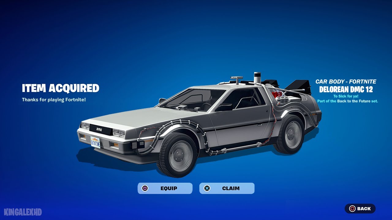 Как получить и разблокировать автомобиль DeLorean DMC-12 из фильма &laquo;Назад в будущее&raquo; ТЕПЕРЬ БЕСПЛ...