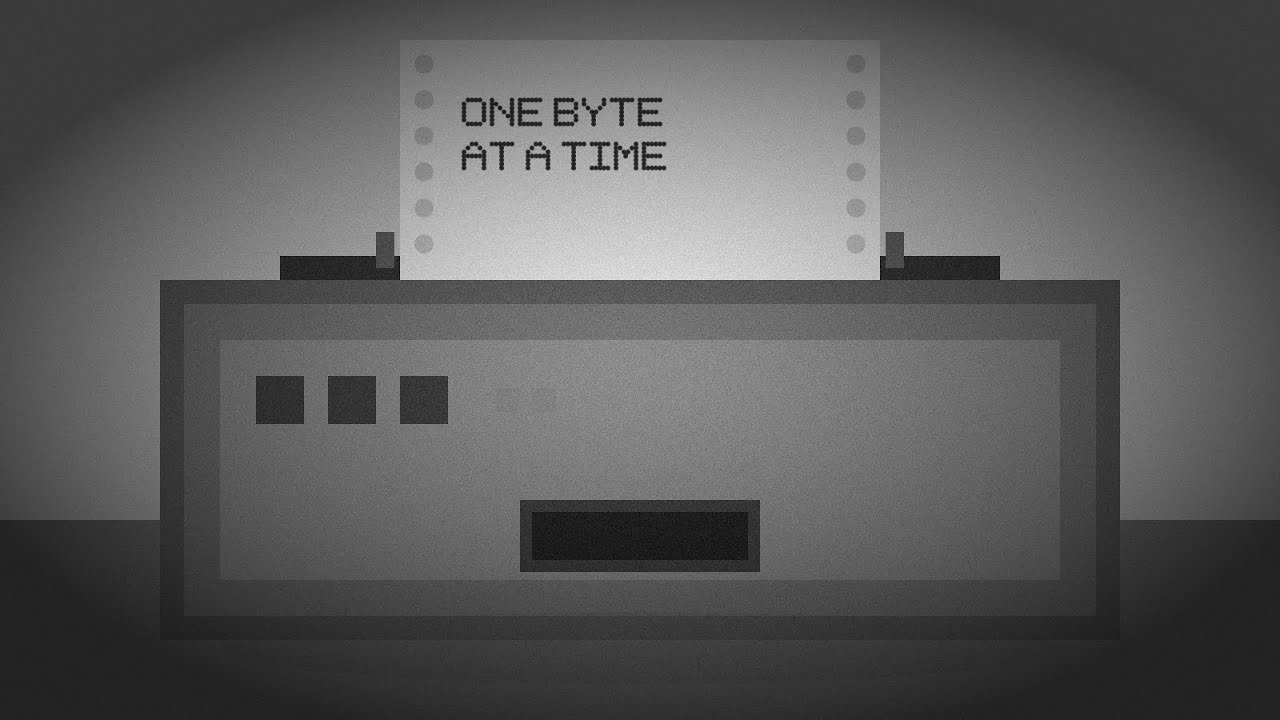 One byte at a time - dark version
