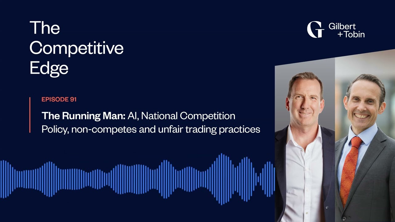 91: The Running Man: Dr Andrew Leigh MP on AI, National Competition Policy, non-competes and UTP