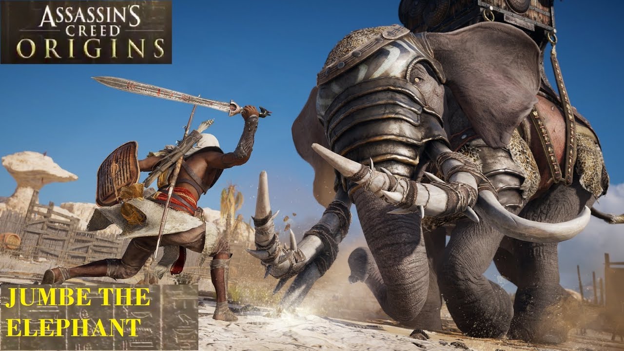 Assassin's Creed Origins Killing the War Elephant Jumbe - Easy Way