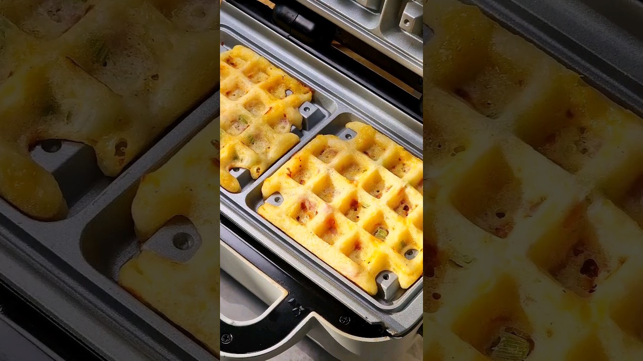 WAFFE SĂRATE #teoskitchen #gospodiva #waffle #reteta #retetasimpla #recipe ⠀