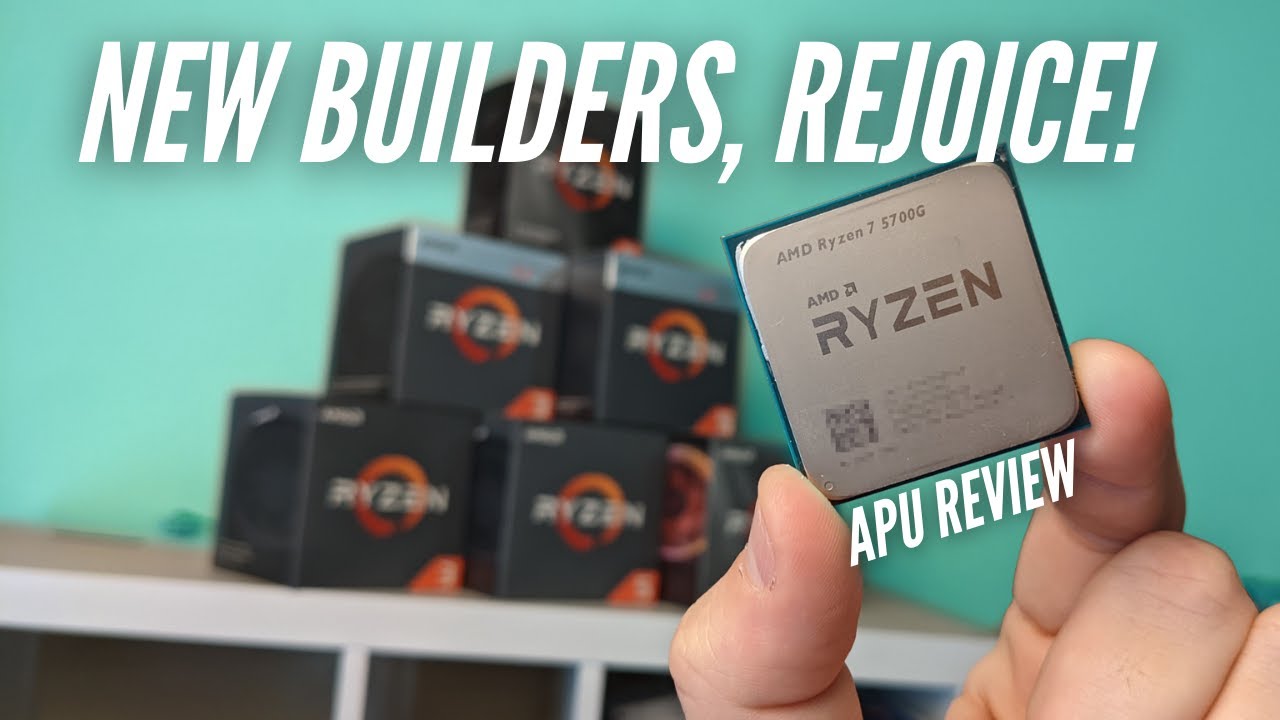New Builders Rejoice! AMD Ryzen 7 5700G Review - Best Value 8-Core CPU