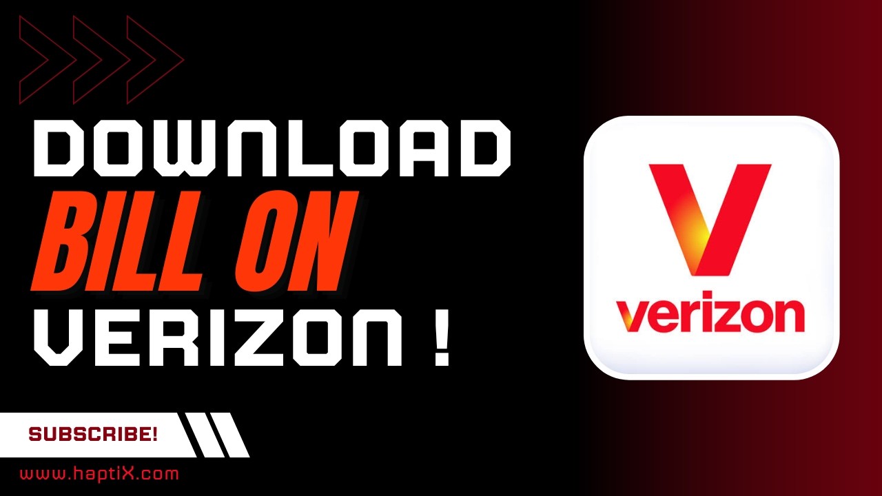 How to Download Verizon Bill