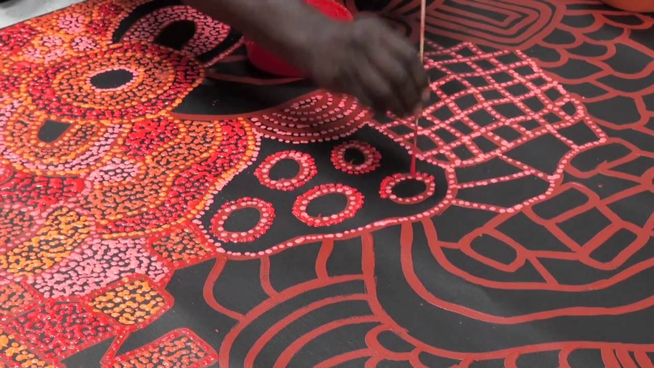 Aboriginal Artist Nellie Marks Nakamarra 1017